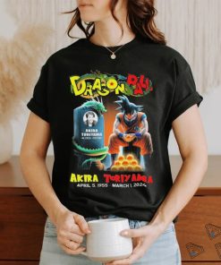 Official Dragon Ball Akira Toriyama 1955 2024 Paril 5 March 1 Shirt