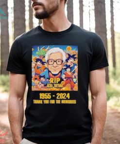 Official Dragon Ball Z Rip Akira Toriyama 1955 2024 Thank You for the memories T Shirt