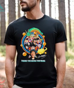 Official Dragon Ball Z Thank You Akira Toriyama 1954 2024 Shirt