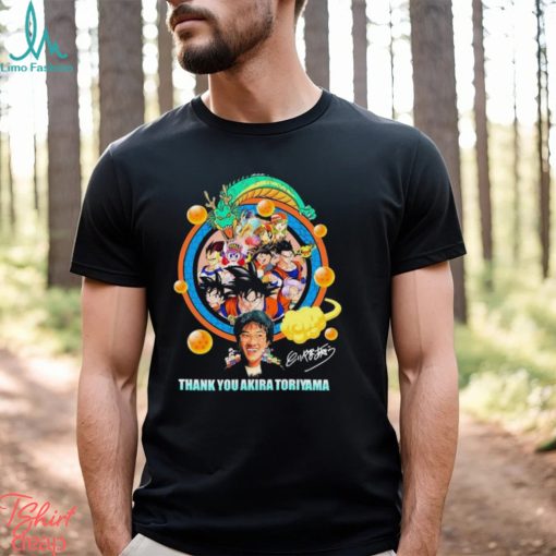 Official Dragon Ball Z Thank You Akira Toriyama 1954 2024 Shirt