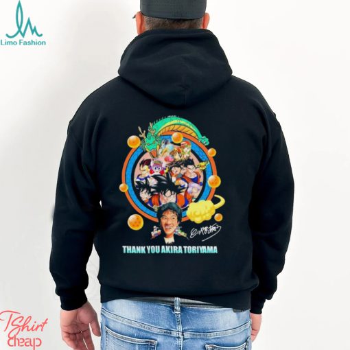 Official Dragon Ball Z Thank You Akira Toriyama 1954 2024 Shirt