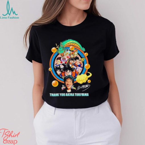 Official Dragon Ball Z Thank You Akira Toriyama 1954 2024 Shirt