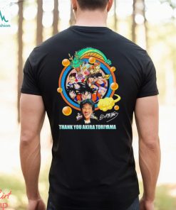 Official Dragon Ball Z Thank You Akira Toriyama 1954 2024 Shirt