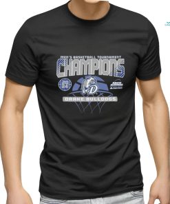 Official Drake Bulldogs 2024 Missouri Valley Men’s Basketball Conference Tournament Champions Shirt