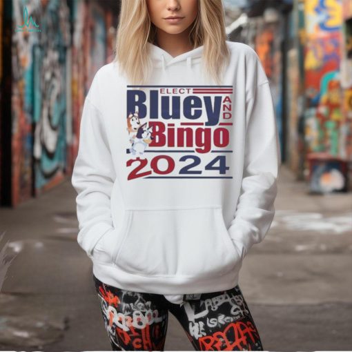 Official Elect bluey and bingo 2024 shirt