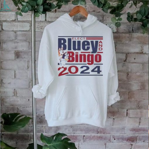 Official Elect bluey and bingo 2024 shirt