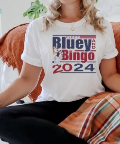 Official Elect bluey and bingo 2024 shirt