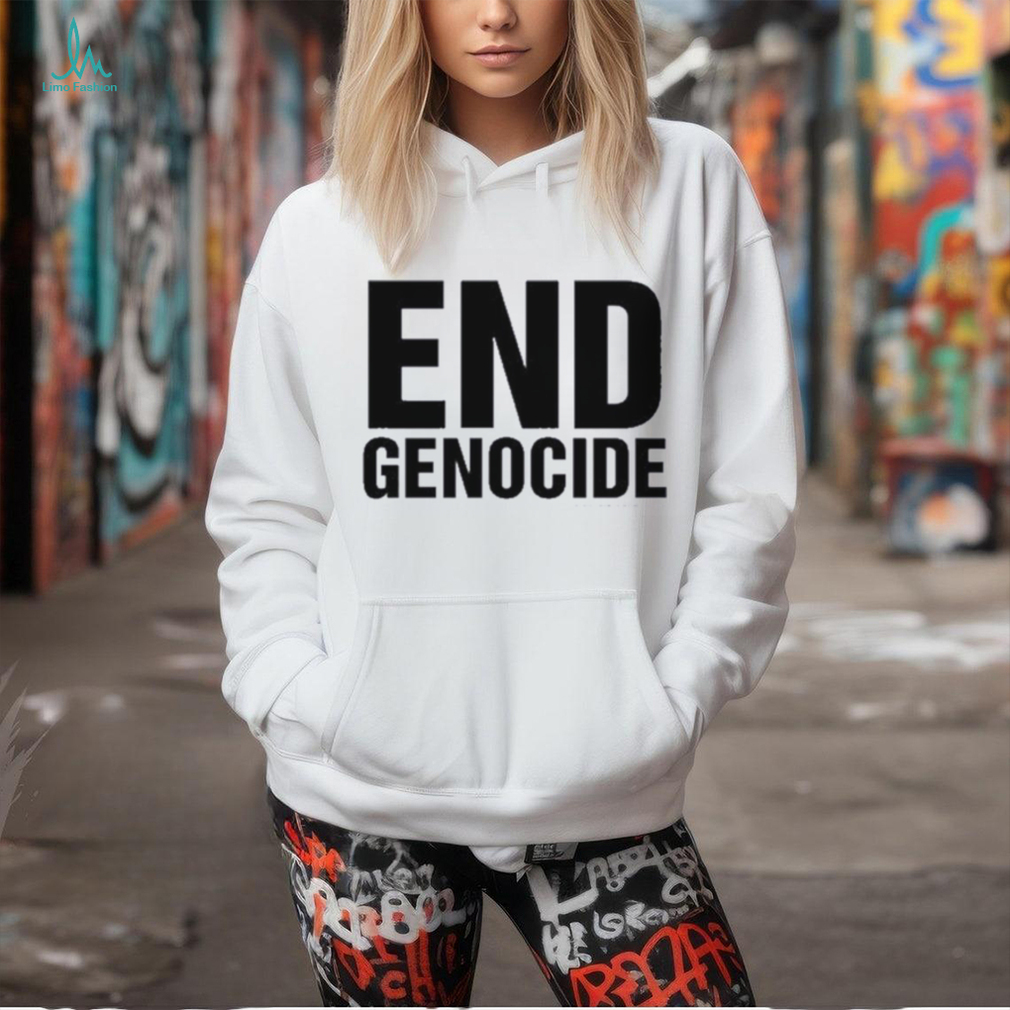 Official End Genocide Katharine Hamnett Shirt Official End Genocide Katharine Hamnett Shirt