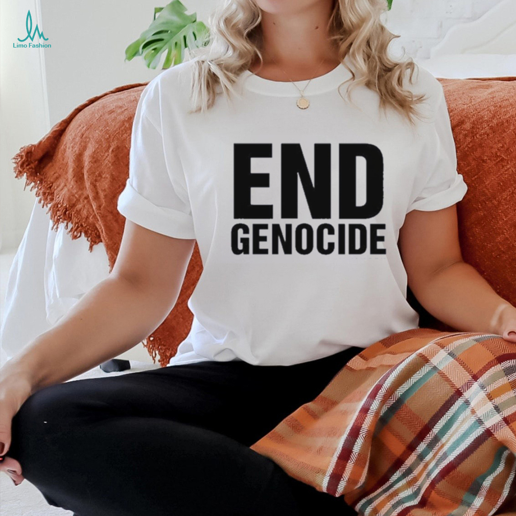 Official End Genocide Katharine Hamnett Shirt Official End Genocide Katharine Hamnett Shirt