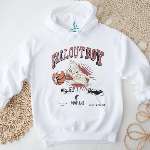 Official Fall Out Boy X Portland Trail Blazers Fanatics Branded So Much For (2Our) Dust New T Shirt