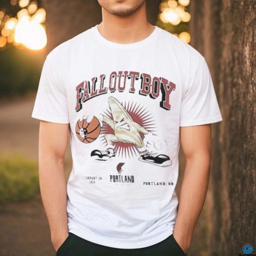 Official Fall Out Boy X Portland Trail Blazers Fanatics Branded So Much For (2Our) Dust New T Shirt