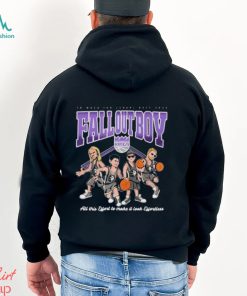 Official Fall Out Boy x Sacramento Kings Limited Edition Shirt