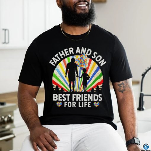 Official Father And Son Best Friends For Life Autism Awareness T Shirt