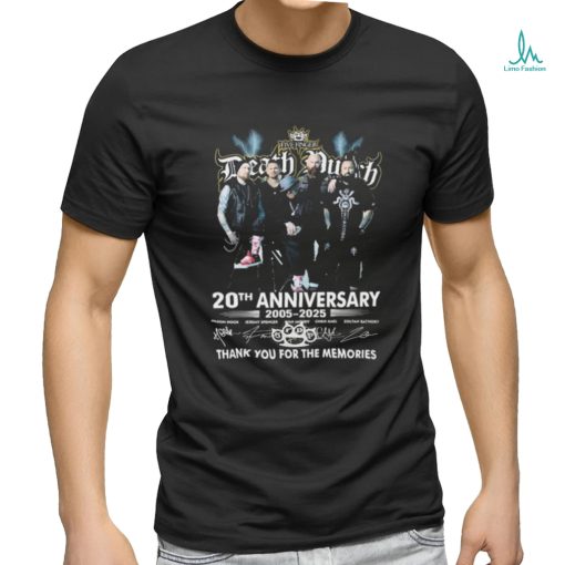 Official Five Finger Death Punch 20th Anniversary 2005 2025 Thank You For The Memories shirt