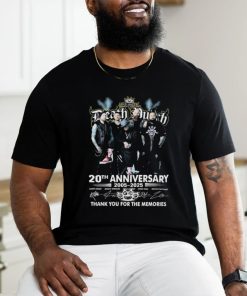 Official Five Finger Death Punch 20th Anniversary 2005 2025 Thank You For The Memories shirt