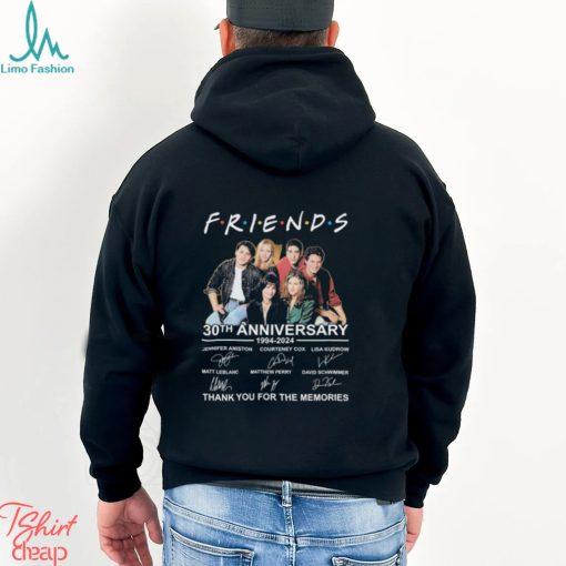 Official Friends 30th Anniversary 1994 2024 Thank You For The Memories Signatures Shirt