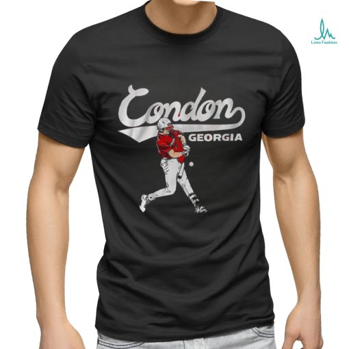 Official Georgia Baseball Charlie Condon Slugger Swing Shirt