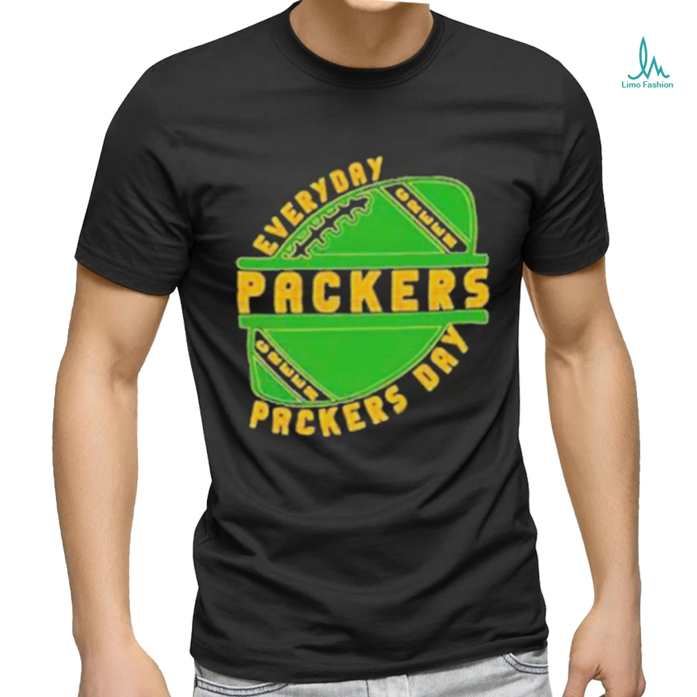 Official Green Bay Packers everyday Packers day T shirt Official Green Bay Packers everyday Packers day T shirt