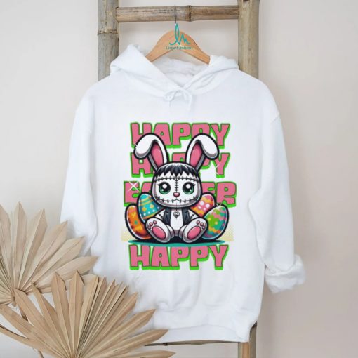 Official Happy Easter Bunny With Easter Eggs T shirt