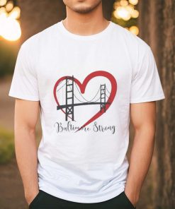 Official Heart Francis Scott Key bridge Baltimore strong Shirt