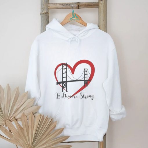 Official Heart Francis Scott Key bridge Baltimore strong Shirt