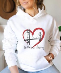 Official Heart Francis Scott Key bridge Baltimore strong Shirt