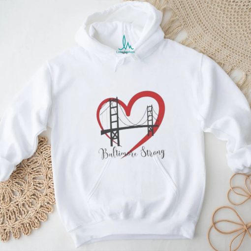 Official Heart Francis Scott Key bridge Baltimore strong Shirt