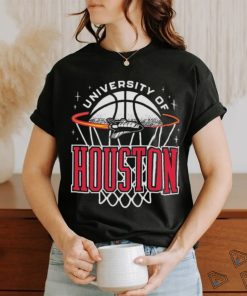 Official Houston Cougars Basketball Retro Rocket T shirt
