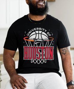 Official Houston Cougars Basketball Retro Rocket T shirt
