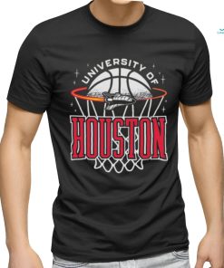 Official Houston Cougars Basketball Retro Rocket T shirt
