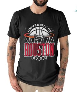 Official Houston Cougars Basketball Retro Rocket T shirt