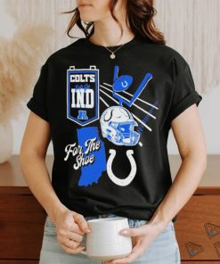 Official Indianapolis Colts Split Zone T Shirt