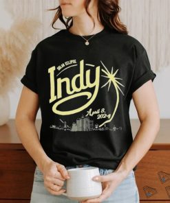 Official Indy Visit Indy Eclipse Commemorative April 8, 2024 Shirt