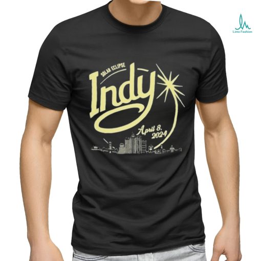 Official Indy Visit Indy Eclipse Commemorative April 8, 2024 Shirt