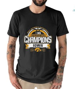 Official Iowa Hawkeyes 2024 Big Ten Women’s Basketball Conference Tournament Champions Locker Room T Shirt