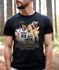 Official Iowa Hawkeyes 2024 TIAA Big Ten Women’s Basketball Champions poster shirt