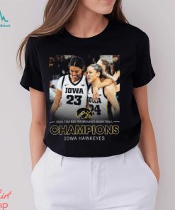 Official Iowa Hawkeyes 2024 TIAA Big Ten Women’s Basketball Champions poster shirt