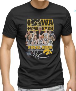 Official Iowa Hawkeyes NCAA Women’s Basketball Final Four 2024 Shirt