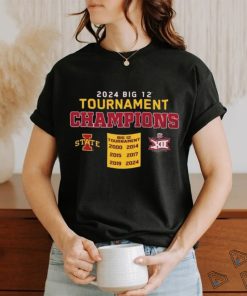 Official Iowa State Cyclones 2024 Big 12 Tournament Champions Shirt