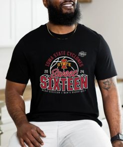 Official Iowa State Cyclones 2024 Ncaa Tournament March Madness Sweet Sixteen Defensive Stance T Shirt
