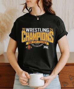 Official Iowa State Cyclones Wrestling 2024 Big 12 Champions shirt, hoodie, sweater, long sleeve and tank top Official Iowa State Cyclones Wrestling 2024 Big 12 Champions shirt