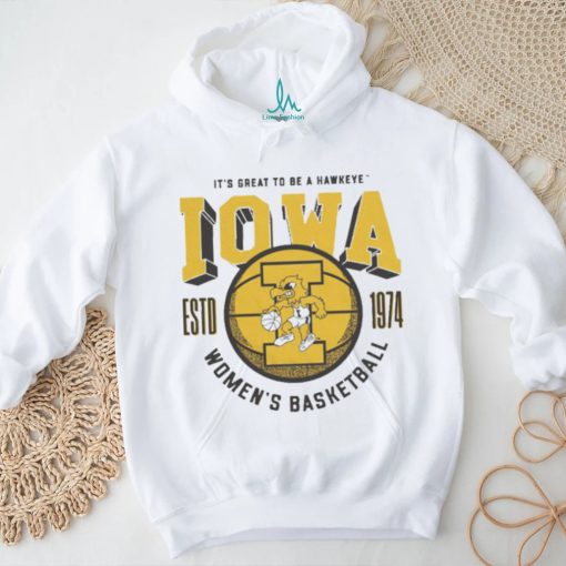 Official Iowa Women’s Basketball 1974 It’s Great To Be A Hawkeye Iowa T shirt