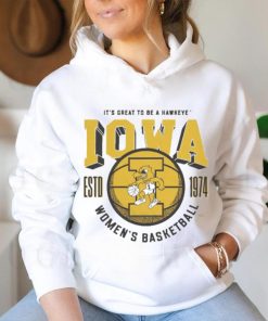 Official Iowa Women’s Basketball 1974 It’s Great To Be A Hawkeye Iowa T shirt