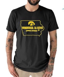 Official Iowa Women’s Basketball Woodshed Ia 52242 Kinnick Stadium T Shirt