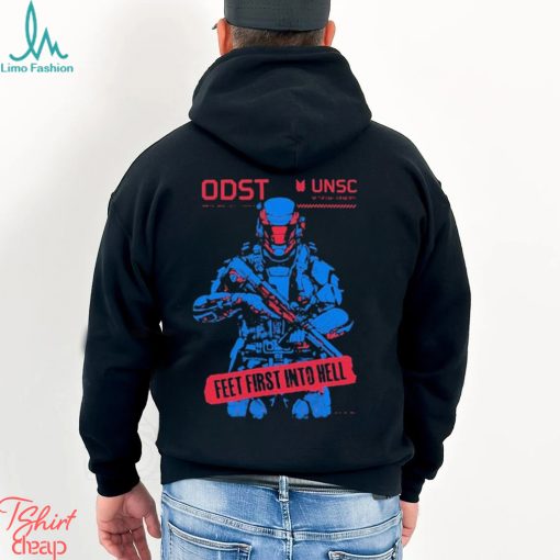 Official Jafet Meza Music Odst Feet First Into Hell Shirt