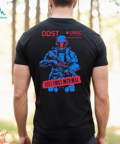 Official Jafet Meza Music Odst Feet First Into Hell Shirt