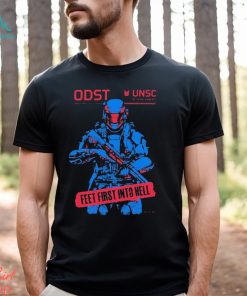 Official Jafet Meza Music Odst Feet First Into Hell Shirt