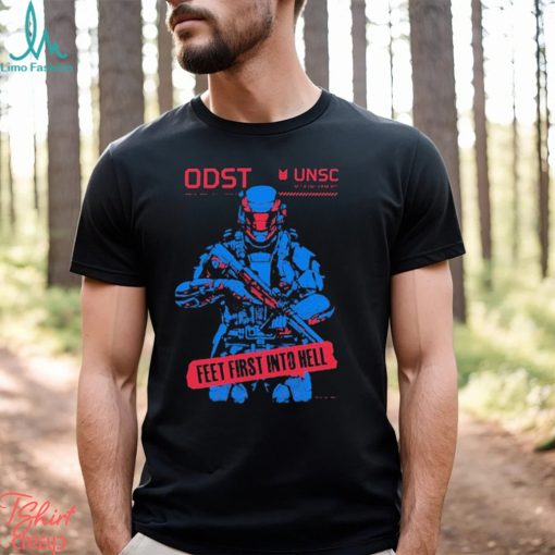Official Jafet Meza Music Odst Feet First Into Hell Shirt