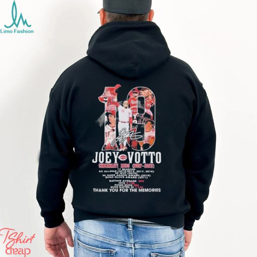 Official Joey Votto Cincinnati Reds 2007 2023 Thank You For The Memories shirt