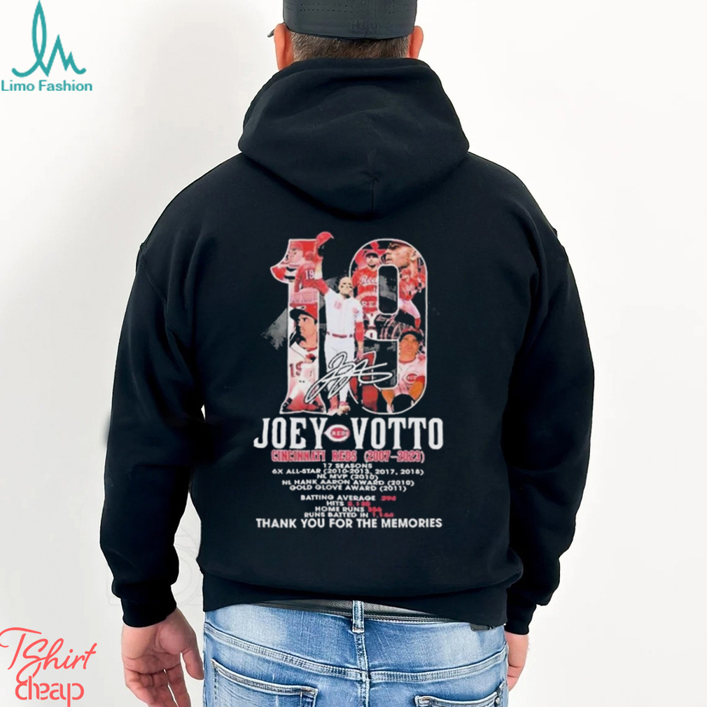 Official Joey Votto Cincinnati Reds 2007 2023 Thank You For The Memories shirt Official Joey Votto Cincinnati Reds 2007 2023 Thank You For The Memories shirt